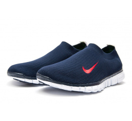 Мужские кроссовки Nike Free Run 3.0 SlipOn темно-синие