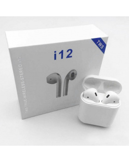 Безпровідні навушники HBQ i12 TWS white