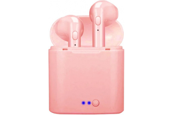 Беспроводные Bluetooth наушники i7 mini TWS pink