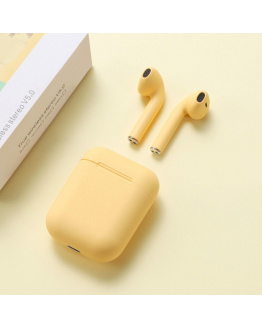 Безпровідні навушники Inpods 12 TWS yellow