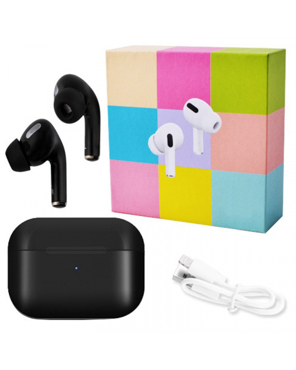 Безпровідні навушники AirPods Pro macaroons black