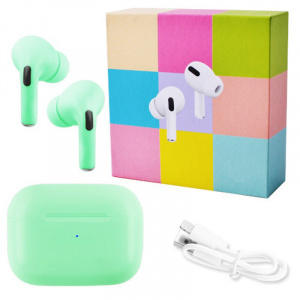 Наушники беспроводные AirPods Pro macaroons green