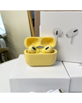 Купить Наушники беспроводные Air5 Pro желтые в Украине