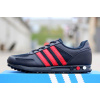 Купить Мужские кроссовки Adidas L. A. Trainer темно-синие с красным