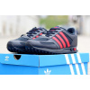 Купить Мужские кроссовки Adidas L. A. Trainer темно-синие с красным