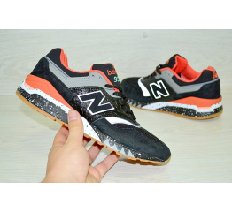 Мужские кроссовки New Balance 997.5 черные с оранжевым