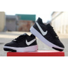 Купить Мужские кроссовки Nike Air Force 1 Flyknit черные с белым