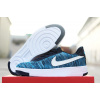 Купить Мужские кроссовки Nike Air Force 1 Flyknit голубые
