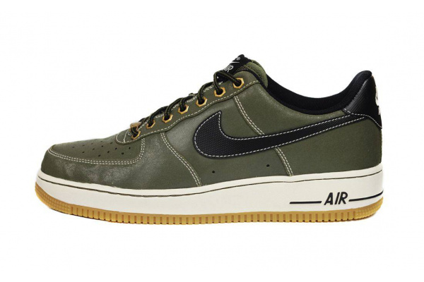 Мужские кроссовки Nike Air Force 1 Low Army Green оливковые