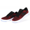 Купить Мужские кроссовки Nike Air Force 1 Low Flyknit красные с черным