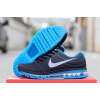 Мужские кроссовки Nike Air Max 2017 черные с голубым
