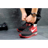 Купить Мужские кроссовки Nike Air Max 2017 Flyknit красные с черным