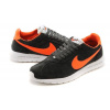 Мужские кроссовки Nike Roshe Carbon серые с оранжевым