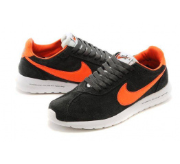 Мужские кроссовки Nike Roshe Carbon серые с оранжевым