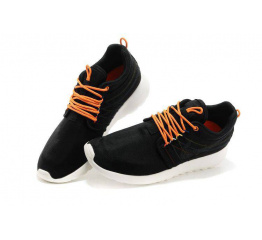 Мужские кроссовки Nike Roshe Dynamic черные с оранжевым