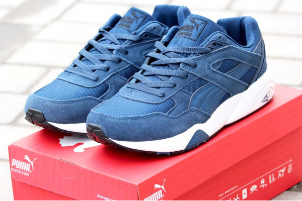 Мужские кроссовки Puma Trinomic R698 синие