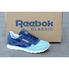 Купить Женские кроссовки Reebok Classic Leather синие с бирюзовым