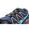 Купить Мужские кроссовки Salomon SpeedCross 3 темно-синие с голубым