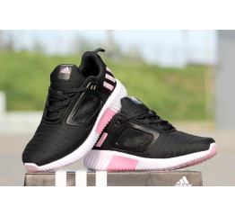 Женские кроссовки Adidas ClimaCool 2017 черные с розовым