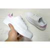 Женские кроссовки Adidas Originals Stan Smith Bold белые с розовым