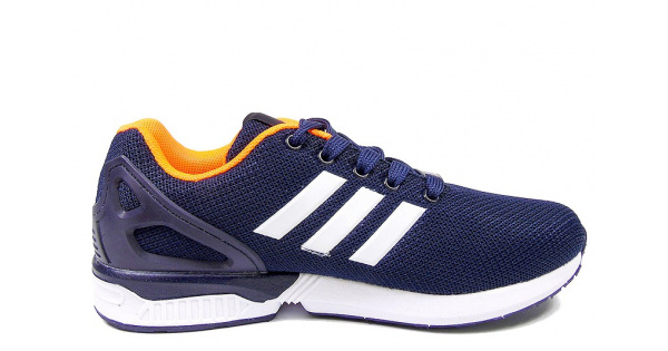 Купить женские кроссовки Adidas Torsion ZX Flux темно-синие с