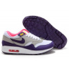 Женские кроссовки Nike Air Max 87 серые с фиолетовым