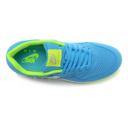 Женские кроссовки Nike Air Max 87 Tape голубые с зеленым