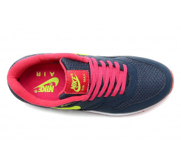 Женские кроссовки Nike Air Max 87 Tape темно-синие с розовым