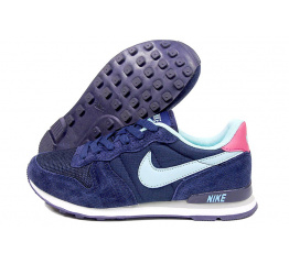 Женские кроссовки Nike Air Vortex Vintage темно-синие с голубым