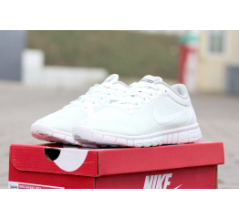 Женские кроссовки Nike Free Run 3.0 белые