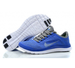 Женские кроссовки Nike Free Run 3.0 голубые