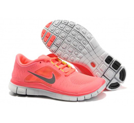 Женские кроссовки Nike Free Run 3.0 Hyperfuse розовые