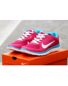 Женские кроссовки Nike Free Run 4.0 V4 Hyperfuse малиновые