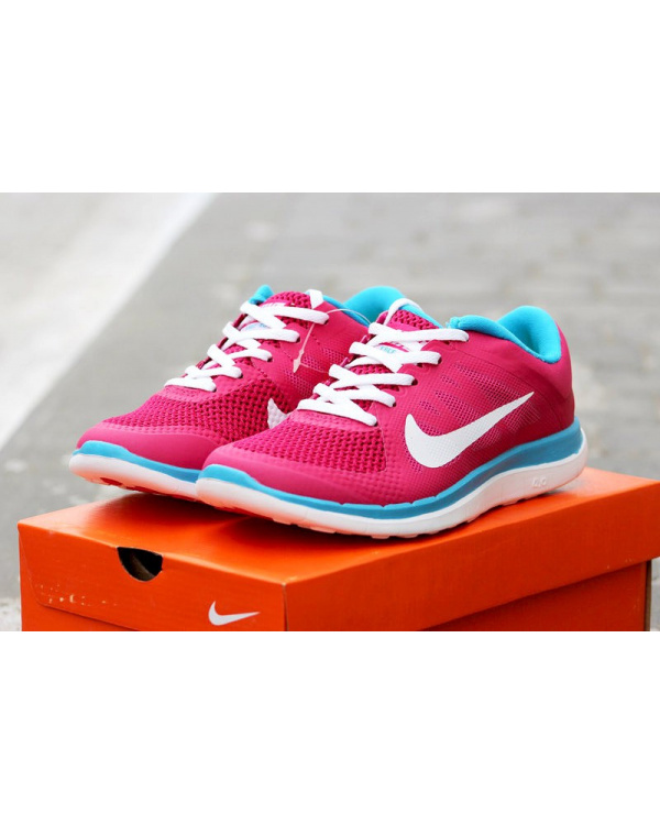 Женские кроссовки Nike Free Run 4.0 V4 Hyperfuse малиновые