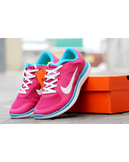 Жіночі кросівки Nike Free Run 4.0 V4 Hyperfuse малиновые