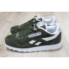 Женские кроссовки Reebok Classic Leather оливковые