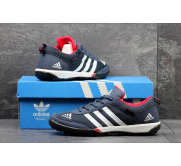 Мужские кроссовки Adidas Daroga Sleek темно-синие с красным