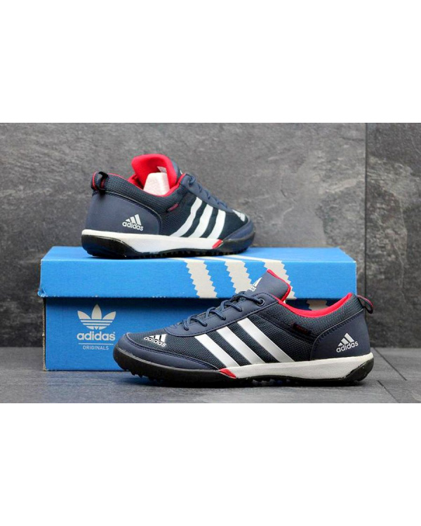 Чоловічі кросівки Adidas Daroga Sleek темно-сині з червоним