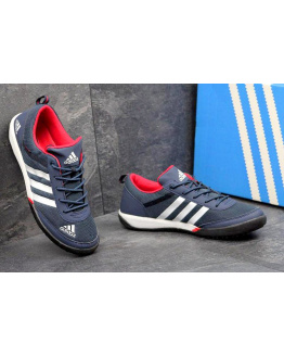 Чоловічі кросівки Adidas Daroga Sleek темно-сині з червоним