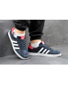Купить Чоловічі кросівки Adidas Gazelle темно-сині з червоним