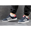 Купить Мужские кроссовки Adidas Gazelle темно-синие с красным