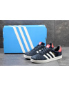 Купить Чоловічі кросівки Adidas Gazelle темно-сині з червоним