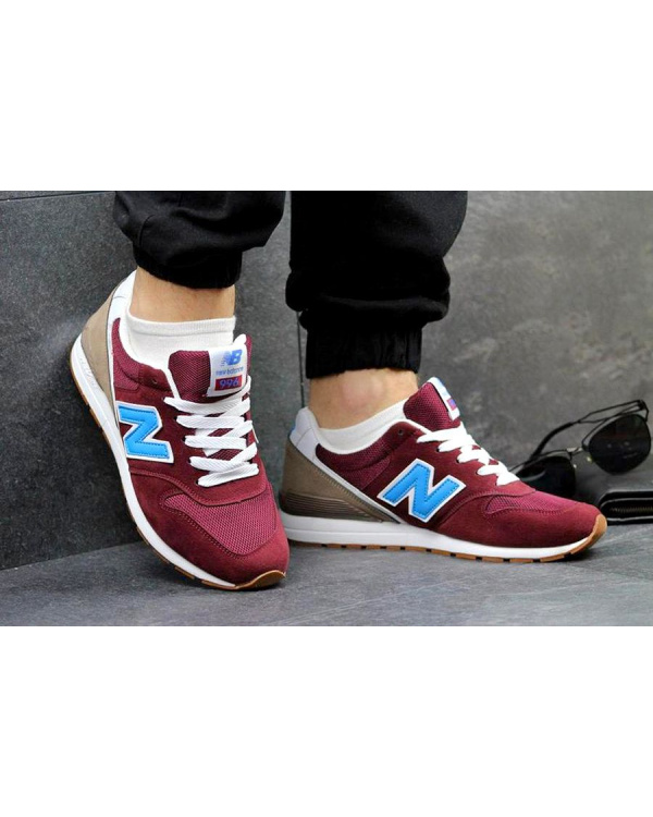 Чоловічі кросівки New Balance 996 бордові