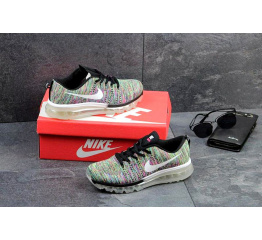 Мужские кроссовки Nike Flyknit Air Max многоцветные