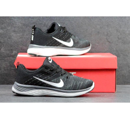 Мужские кроссовки Nike Lunar Flyknit One+ черные