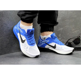 Мужские кроссовки Nike Lunar Launch синие с белым