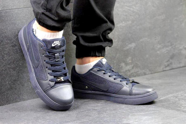 Мужские кроссовки Nike SB темно-синие