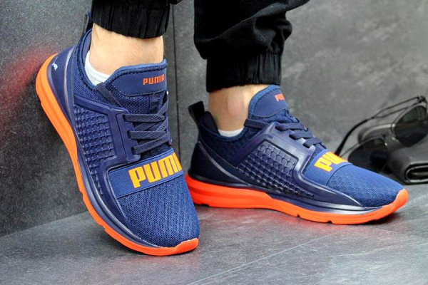 Мужские кроссовки Puma IGNITE Limitless синие с оранжевым