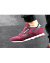 Купить Мужские кроссовки Reebok Classic Leather Suede бордовые