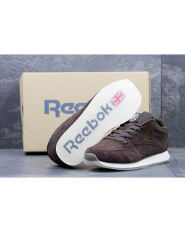 Мужские кроссовки Reebok Classic Leather Crepe коричневые